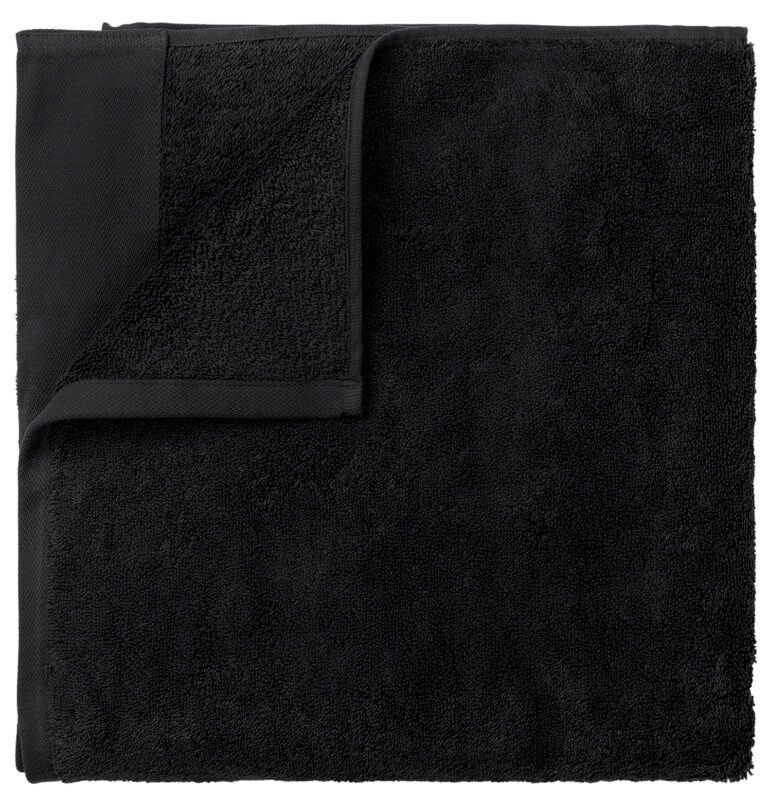 Blomus Ručník černá 50 x 100 cm RIVA
