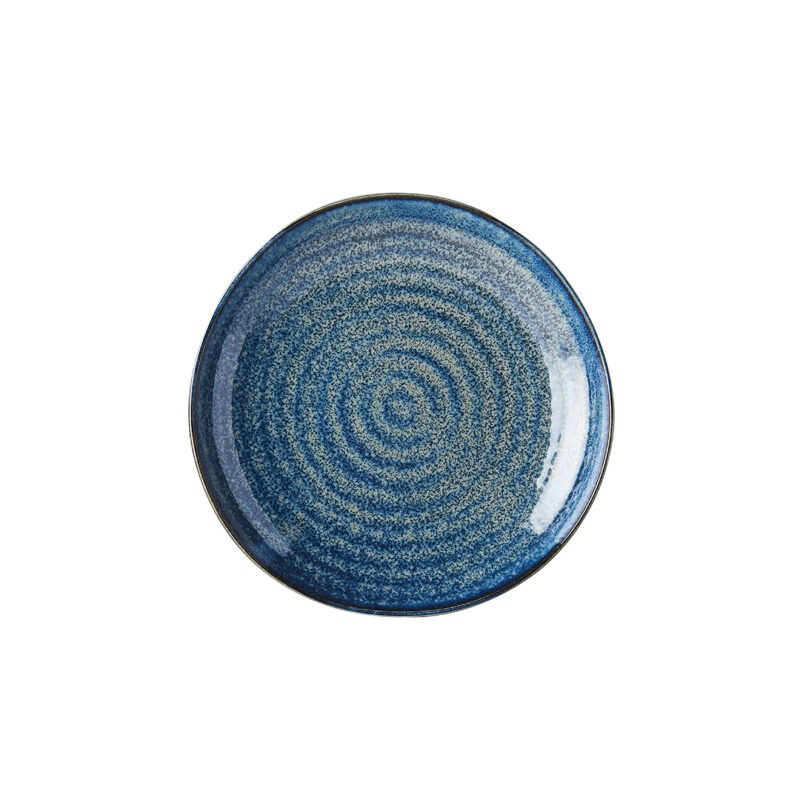 Made in Japan Mělký talíř Indigo Blue 23 cm