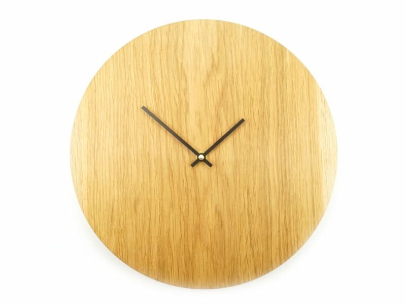 CLAP DESIGN Dřevěné nástěnné hodiny minimal ø 30 cm