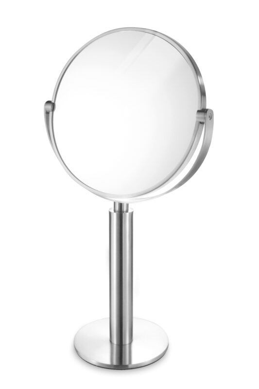 Kosmetické zrcadlo stojací nerezové broušené FELICE ZACK