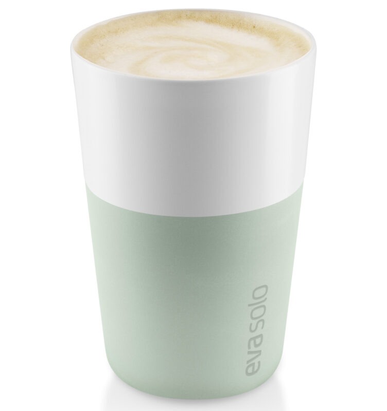 EVA SOLO Termošálky na latte 360 ml 2 kusy šalvějově zelená