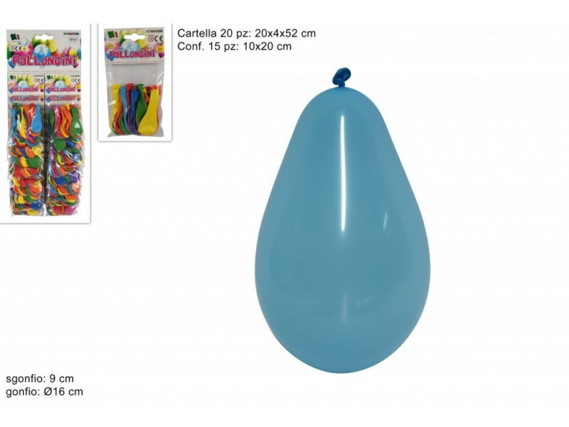 PROHOME - Balónky nafukovací 15ks různé barvy