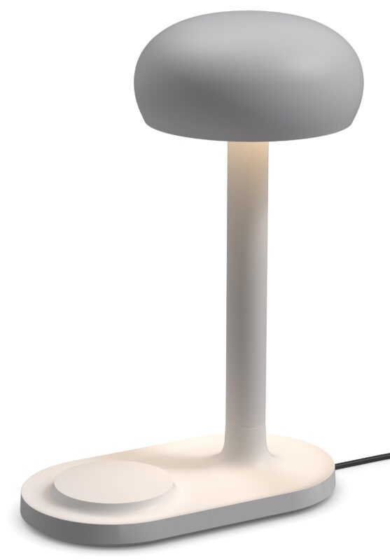 EVA SOLO LED lampička Emendo nabíjecí s Qi nabíječkou šedá