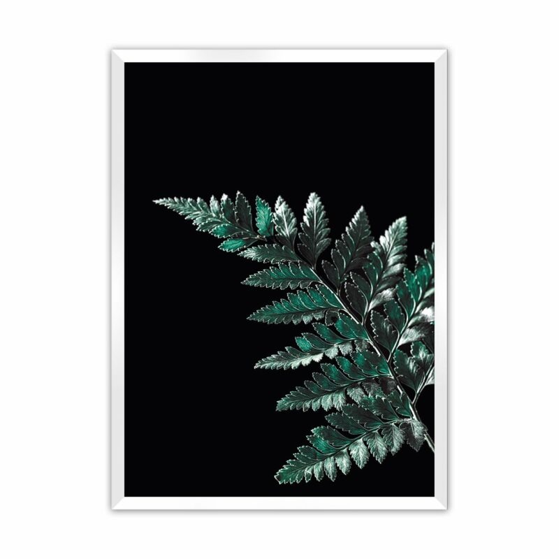 Dekoria Plakát Dark Fern Leaf