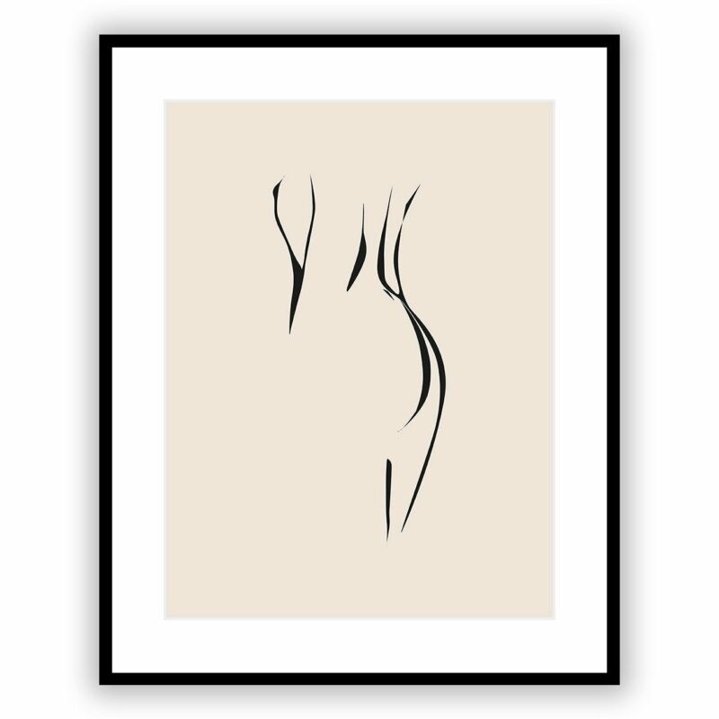 Dekoria Obraz Nude Line I 40x50 cm