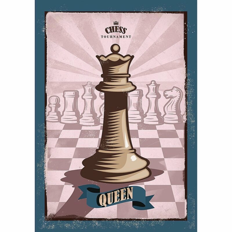 Dekoria Obraz na plátně Vintage Chess II