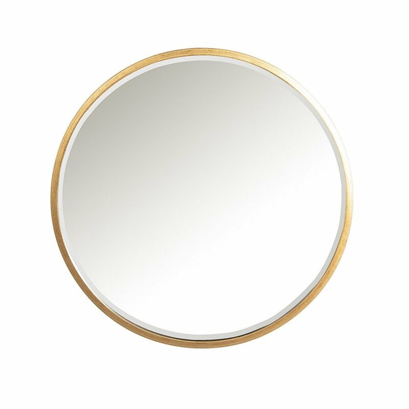 Dekoria Zrcadlo Vento Gold průměr 80cm
