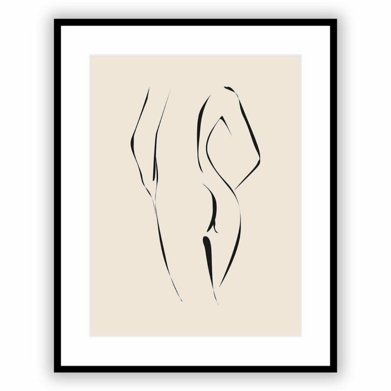 Dekoria Obraz Nude Line III 40x50 cm